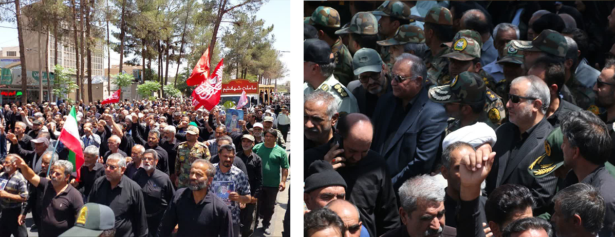 گزارش تصویری حضور دکتر بهترین، شهردار بیرجند و جمعی از کارکنان شهرداری در مراسم تشییع پیکر مطهر شهید سرافراز بالیده